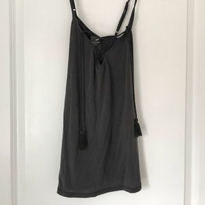 A & F lace up tank